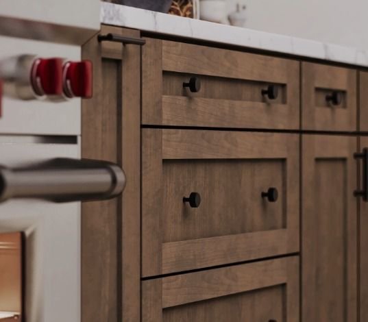 Rustic Wood - Mini Sample Base Cabinet