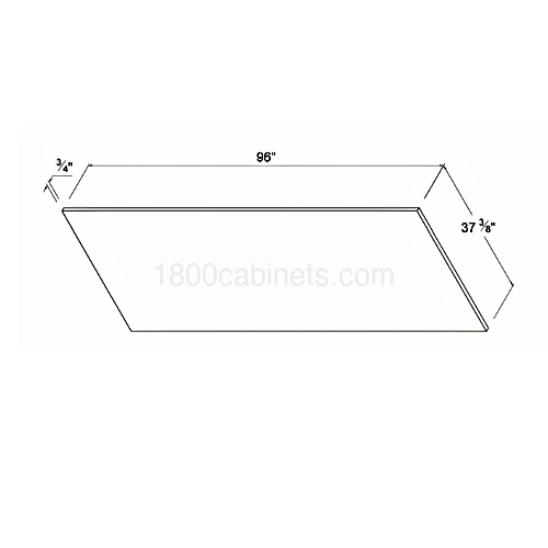 Matt Ivory - Finished Panel - 96"W X 37 3/8"H X 3/4"D