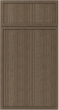 Slim Amber Oak Sample Door