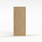 Slim White Oak - Wall Cabinet - 15"W x 30"H x 12"D - Single Door - 2 Shelves