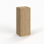 Slim White Oak - Wall Cabinet - 15"W x 30"H x 12"D - Single Door - 2 Shelves