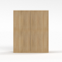 Slim White Oak - Wall Cabinet - 24"W x 36"H x 12"D - Double Doors - 2 Shelves