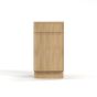 Slim White Oak - Base Waste Basket - 18"W x 34 1/2"H x 24"D