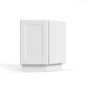 Shaker White - Base End Cabinet - 24"W x 34-1/2"H x 24"D - Double Doors