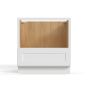 Shaker White - Microwave Base Cabinet - 30"W x 34-1/2"H x 24"D - 1 Drawer
