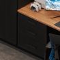 Matt Black - Drawer Base Cabinet - 27"W X 34 1/2"H X 24"D - 3 Drawers