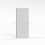 Shaker White - Angle Wall Cabinet - 12"W x 42"H x 12"D - Single Door - 3 Shelves
