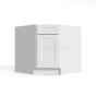 Shaker White - Corner Sink Base - 36"W x 34-1/2"H x 24"D