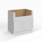 Shaker White - Farm Sink Base - 36"W X 34-1/2"H X 24"D
