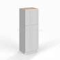 Shaker White - Wall Pantry - 24"W x 84"H x 24"D - 4 Doors, 5 Shelves