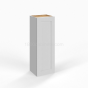 Shaker White - Wall Cabinet - 09"W x 42"H x 12"D - Single Door - 3 Shelves