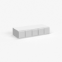 Shaker White - Wall Spice Drawer - 30"W x 6"H x 12"D