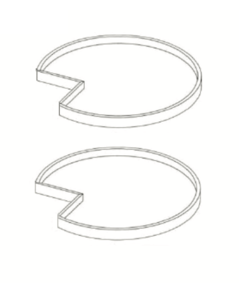 Wood tray fit ERB33/ERB36