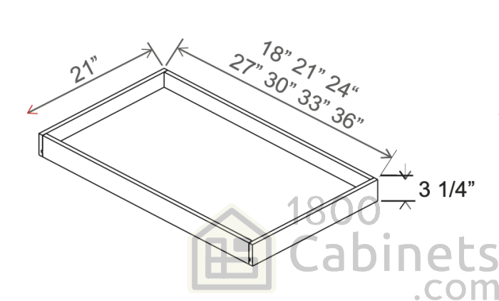 Roll Out Tray - Fits B24