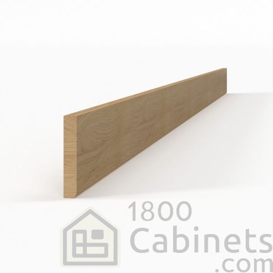 Slim White Oak - Furniture Base MOULDING - 96"W x 4 5/8"H x 3/4"D
