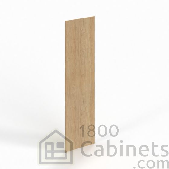 Slim White Oak - Refrigerator End Panel Veneer - 27"W x 96"H x1 1/2"D