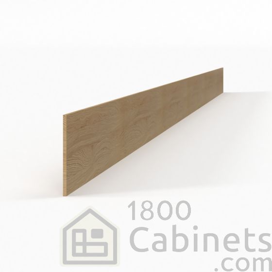 Slim White Oak - Toe Kick 8' Plywood - 96"W x 4 1/2"H x 1/8"D