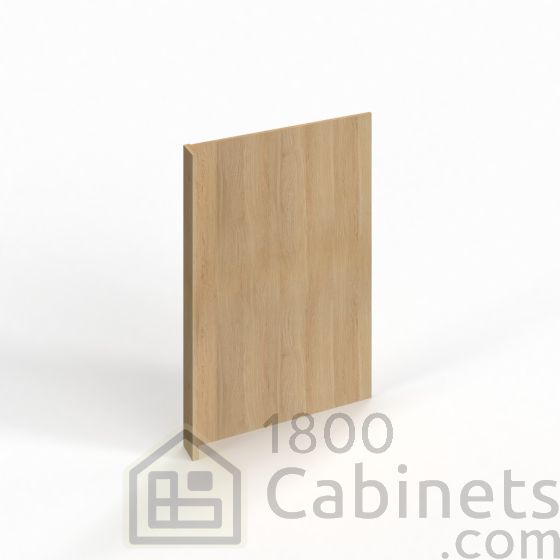 Slim White Oak - Dishwasher Return Panel w/3"W Filler - 24"W X 34-1/2"H X 1/2"D