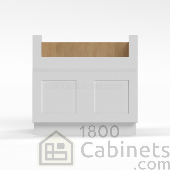 Shaker White - Farm Sink Base - 36"W X 34-1/2"H X 24"D