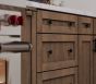 Rustic Wood - Base Cabinet - 33"W x 34-1/2"H x 24"D - Double Doors, 2 Drawers, 1 Shelf