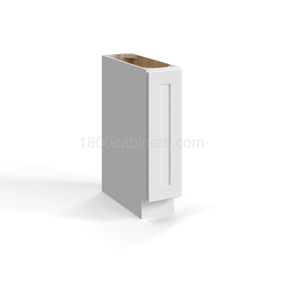 Shaker White - Base Cabinet - 9"W x 34-1/2"H x 24"D - Single Door